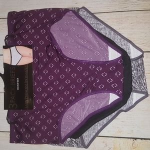 3 Pack 3X Microfiber Panties